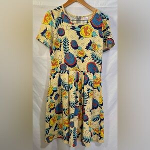 LuLaRoe Yellow Floral Casual Sundress